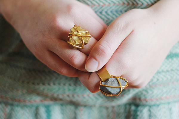 Golden Stone Ring Golden Stone Ring