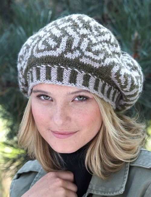 Celtic Beauty Beret Hat Pattern Celtic Beauty Beret Hat Pattern
