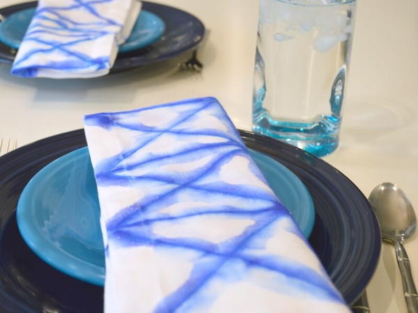 Japanese Tie Dye Shibori Napkins Japanese Tie Dye Shibori Napkins