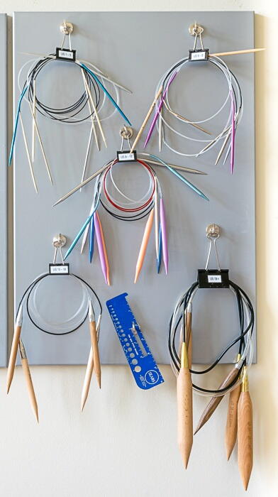Lynn's Circular Knitting Needles Organization Idea Lynn's Circular Knitting Needles Organization Idea