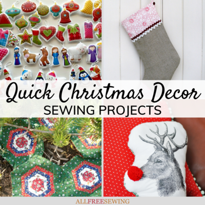 37 Christmas Decorations to Sew & Last-Minute Ideas 37 Christmas Decorations to Sew & Last-Minute Ideas