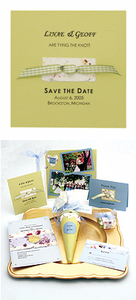 Garden Flowers: "Save The Date" Card