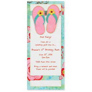 Pool Party Invitations