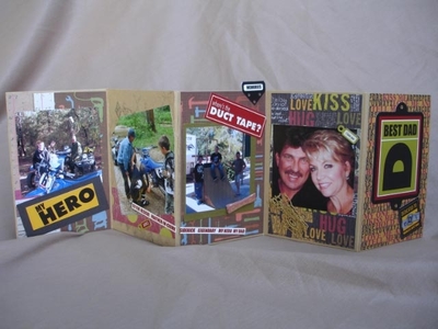 Terri O Video: Father's Day Accordion Frame