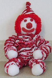 Sew a Yo Yo Clown Using Up Your Fabric Scraps