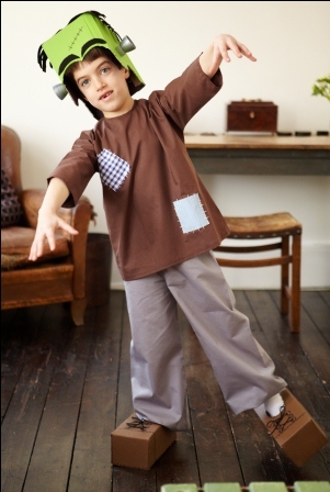 Frankenstein Kids Halloween Costume DIY