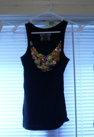 Funky Button Tank