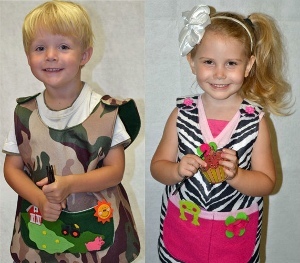 Kids' Reversible Aprons