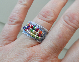Rainbow Jeans Ring