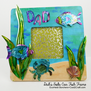 Recycled Soda Can Frame