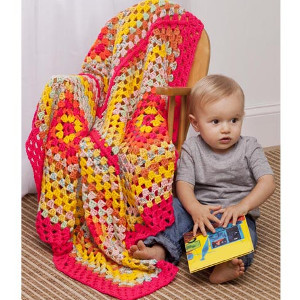Pop of Color Baby Blanket