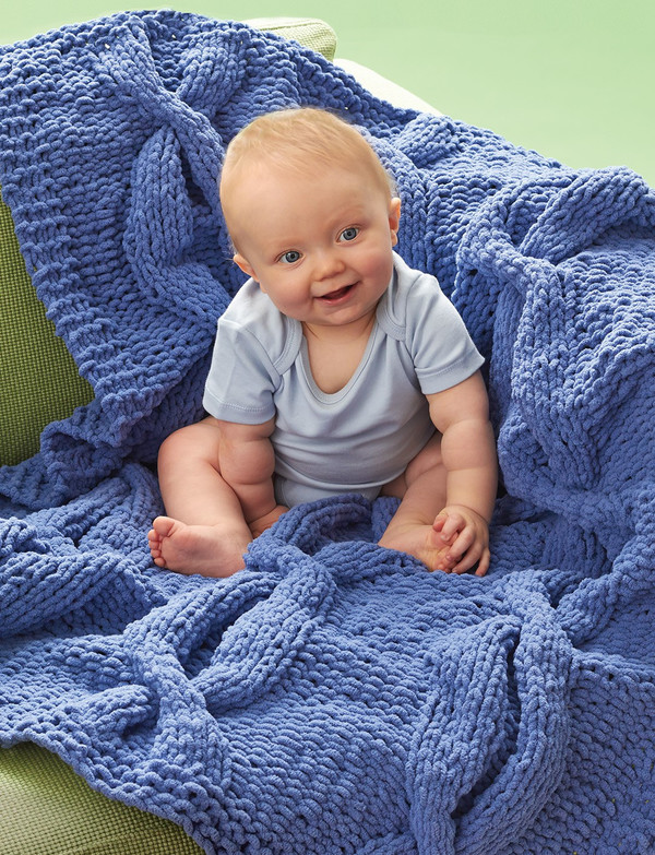 Coziest Cables Blankie