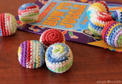 Scrapbuster Crochet Juggling Balls