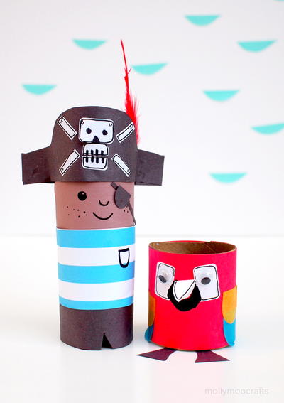 Pirate Paper Roll Craft