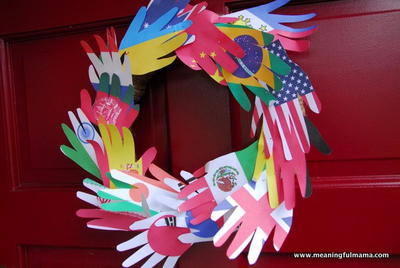 World Peace DIY Wreath