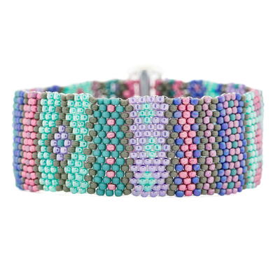 Intarsia Peyote Stitch Bracelet