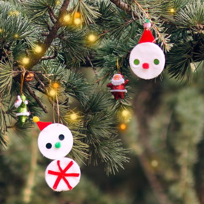 Fun Snowman Cotton Pads