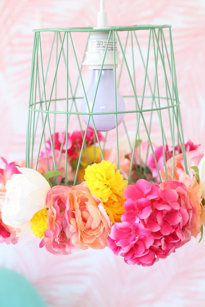 Dollar Store DIY Pendant Lamp