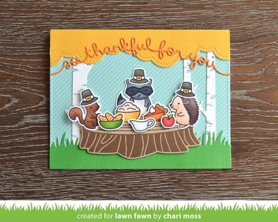 Adorable Woodland Feast Card
