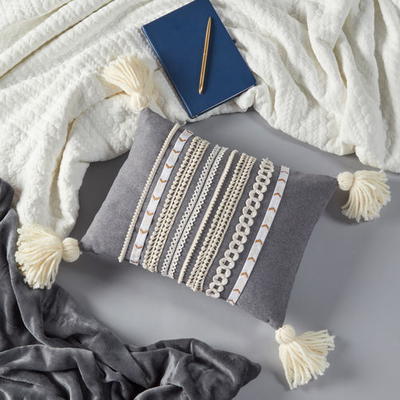 Tassel and Trim DIY Throw Pillow