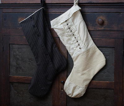 Upcycled Christmas Stockings