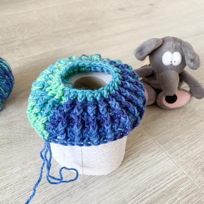 Comic Style Crochet Toilet Roll Skirt