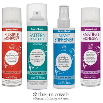 SpraynBond Adhesives & Fabric Stiffener