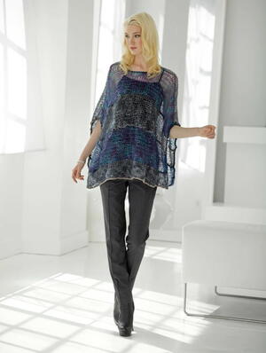 Featherlight Crochet Poncho