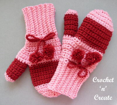 Adult Crochet Mitts