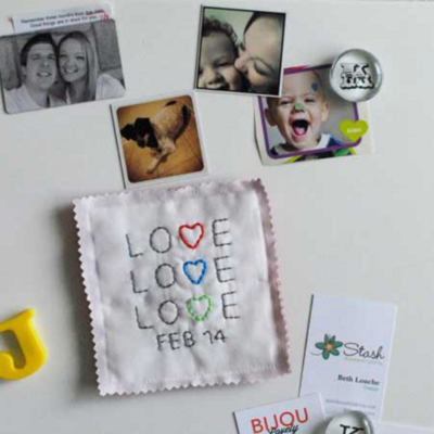 Lovely Embroider Hearts