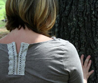 Lace Zipper Tutorial