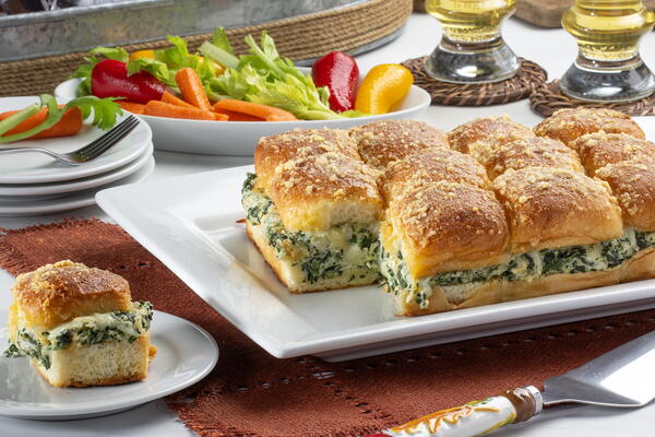 Spinach & Artichoke Dip Sliders