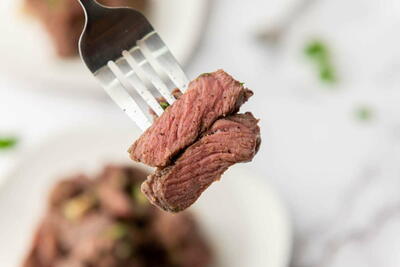 Easy Garlic Butter Air Fryer Steak Bites