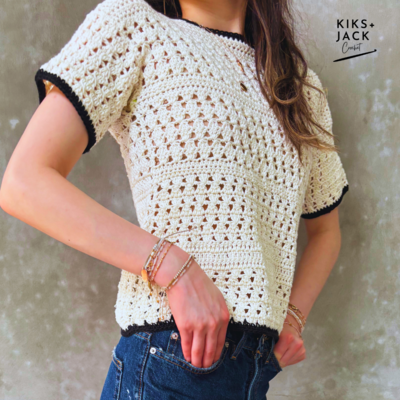 Astoria Simple Lace Crochet Top