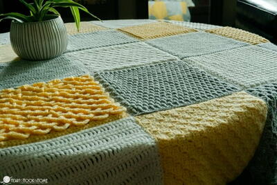 Crochet Stitch Sampler Afghan